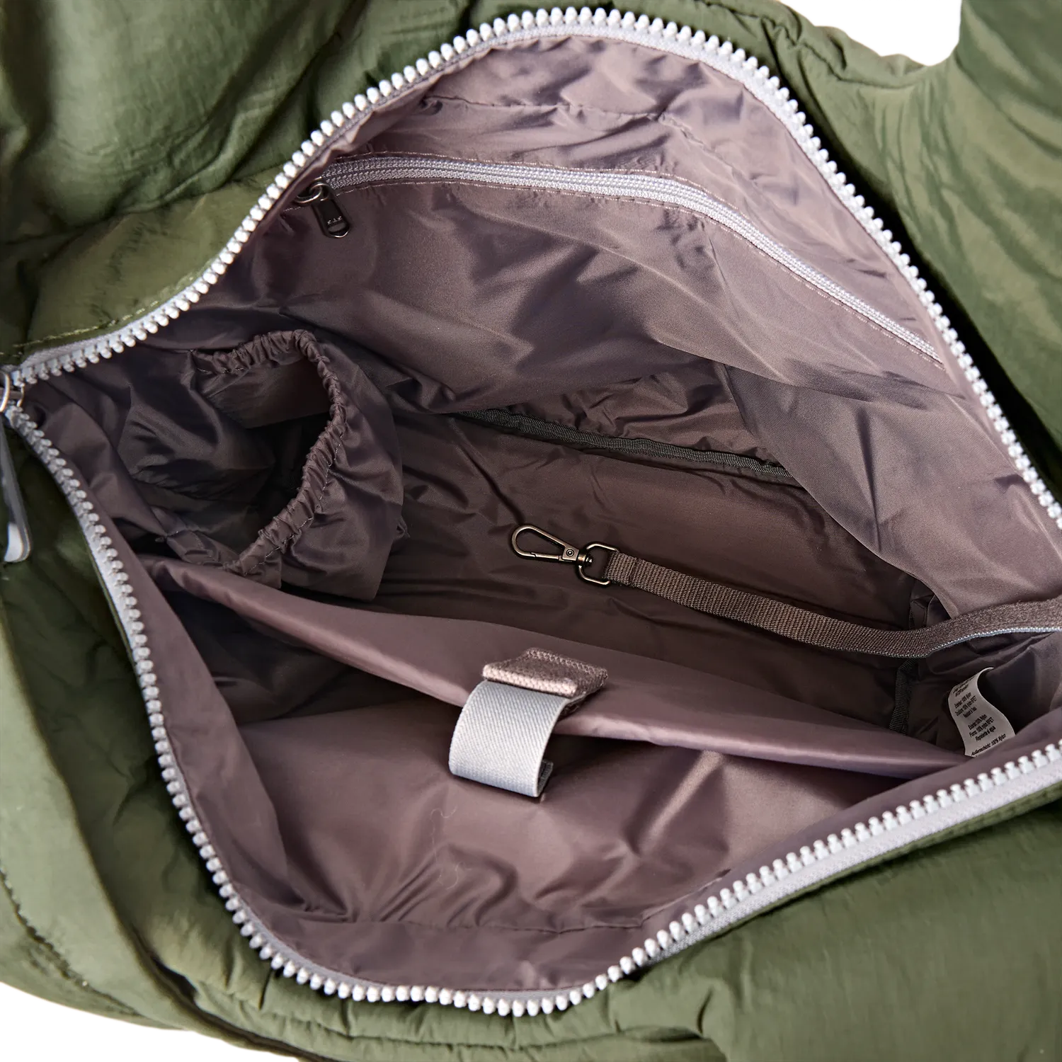 Roka London Oxford skuldertaske Olive M med laptoprum