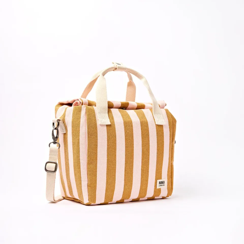 Roka London Hampstead madpakketaske Rose Gold Stripe