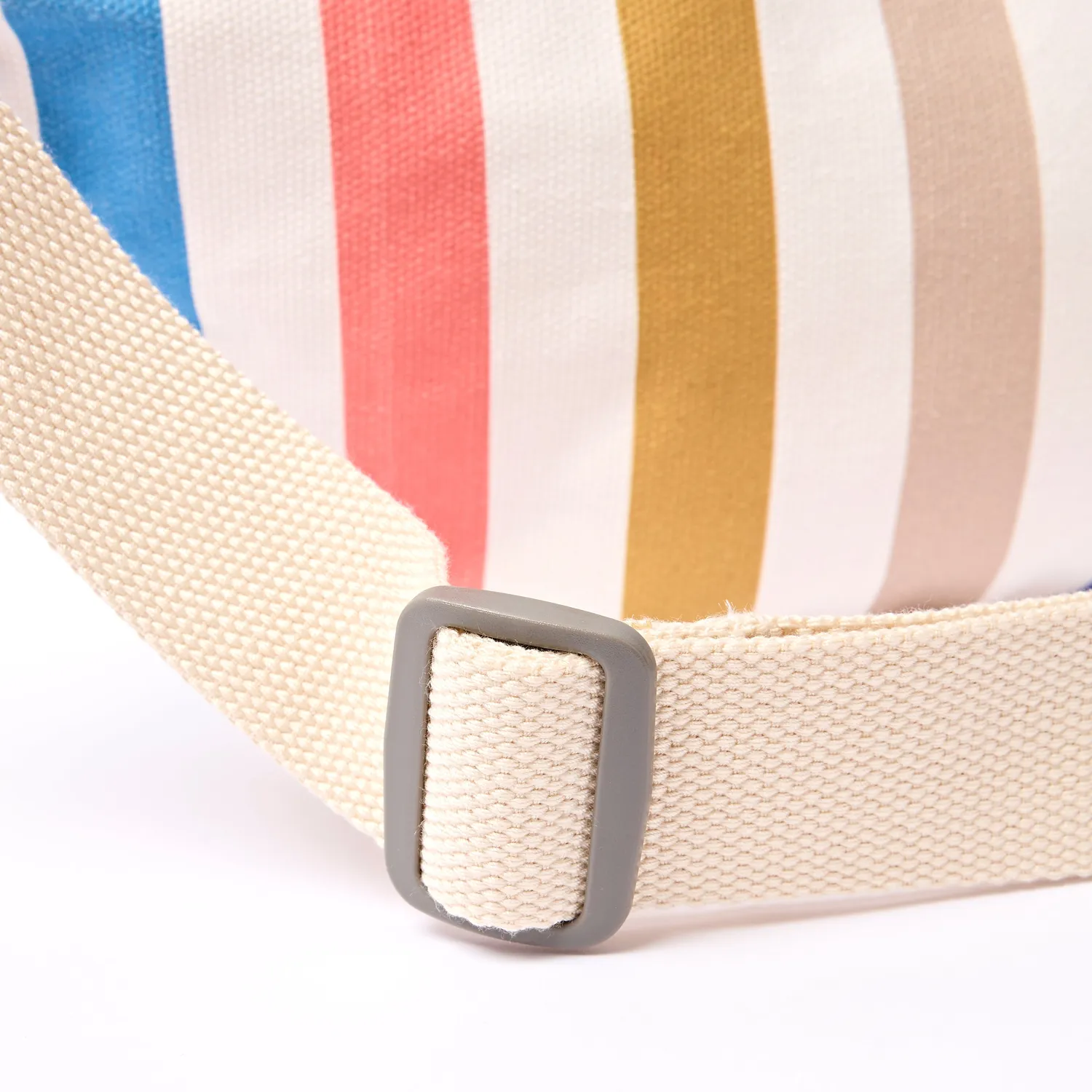Roka London Mill Hill crossbody taske Pastel Multi Stripe S bomuld