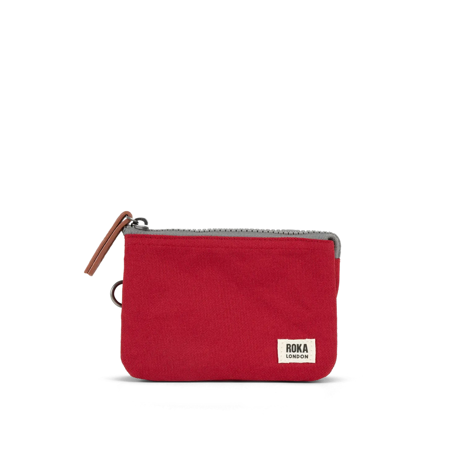 Roka London Carnaby pung Mars Red Small vegansk