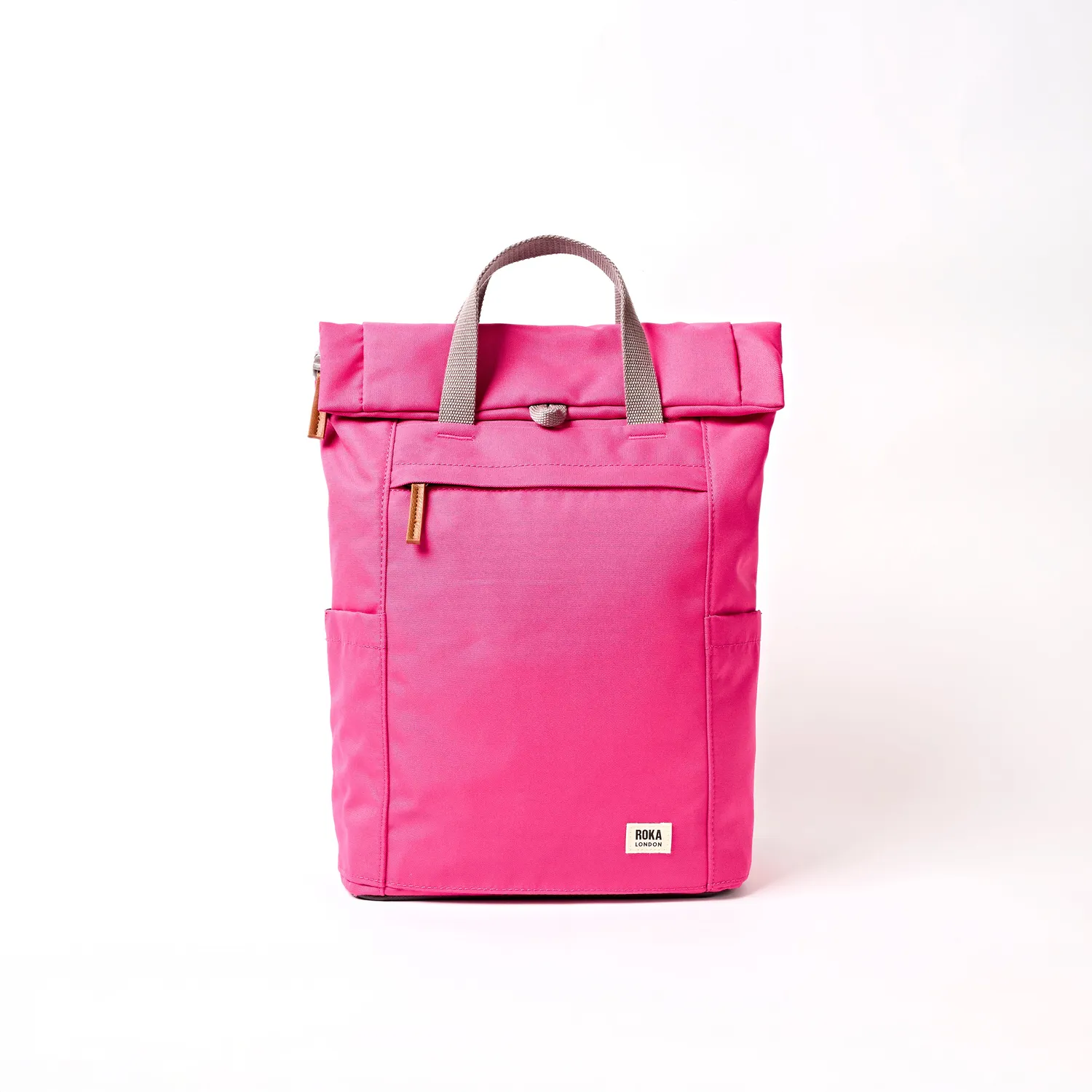 Roka London Finchley rygsæk Granita Red Medium laptoprum