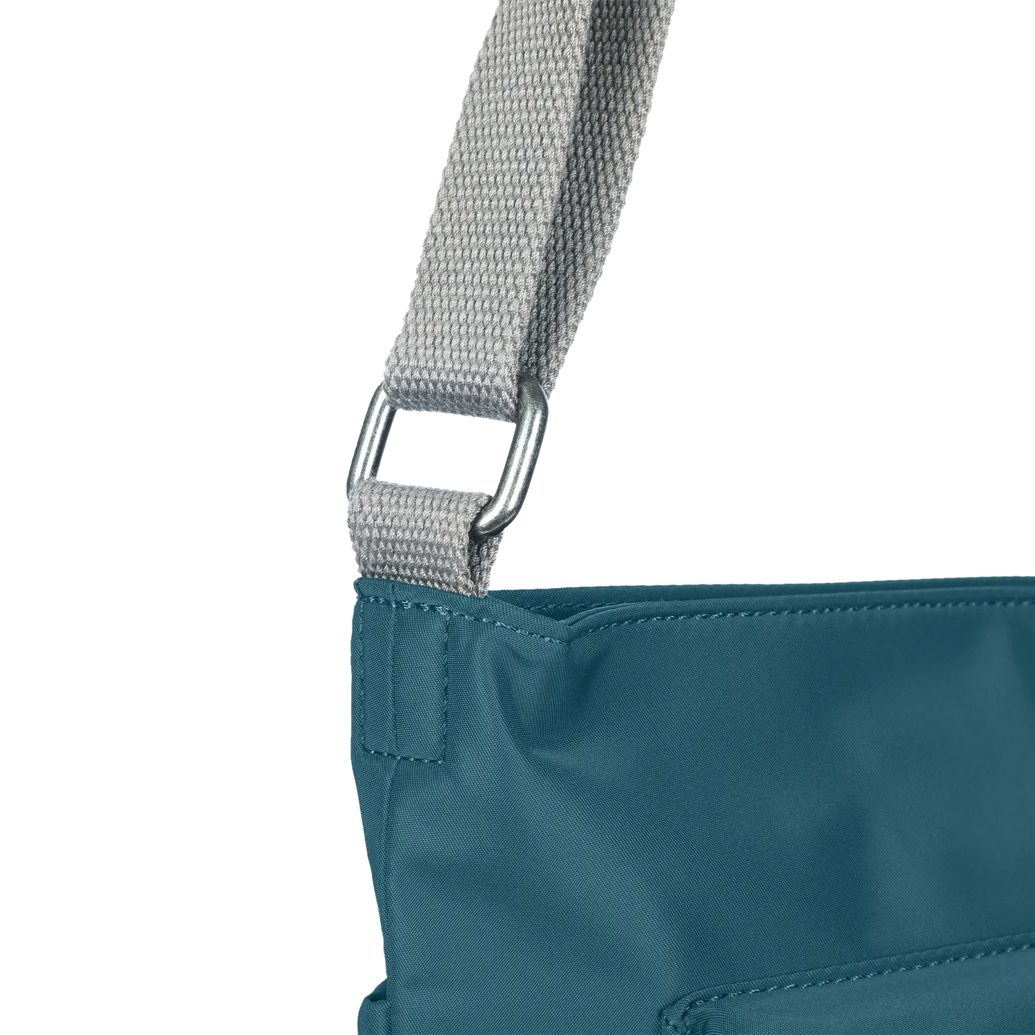 Roka London Kennington crossbody taske Medium Teal 2,7 liter