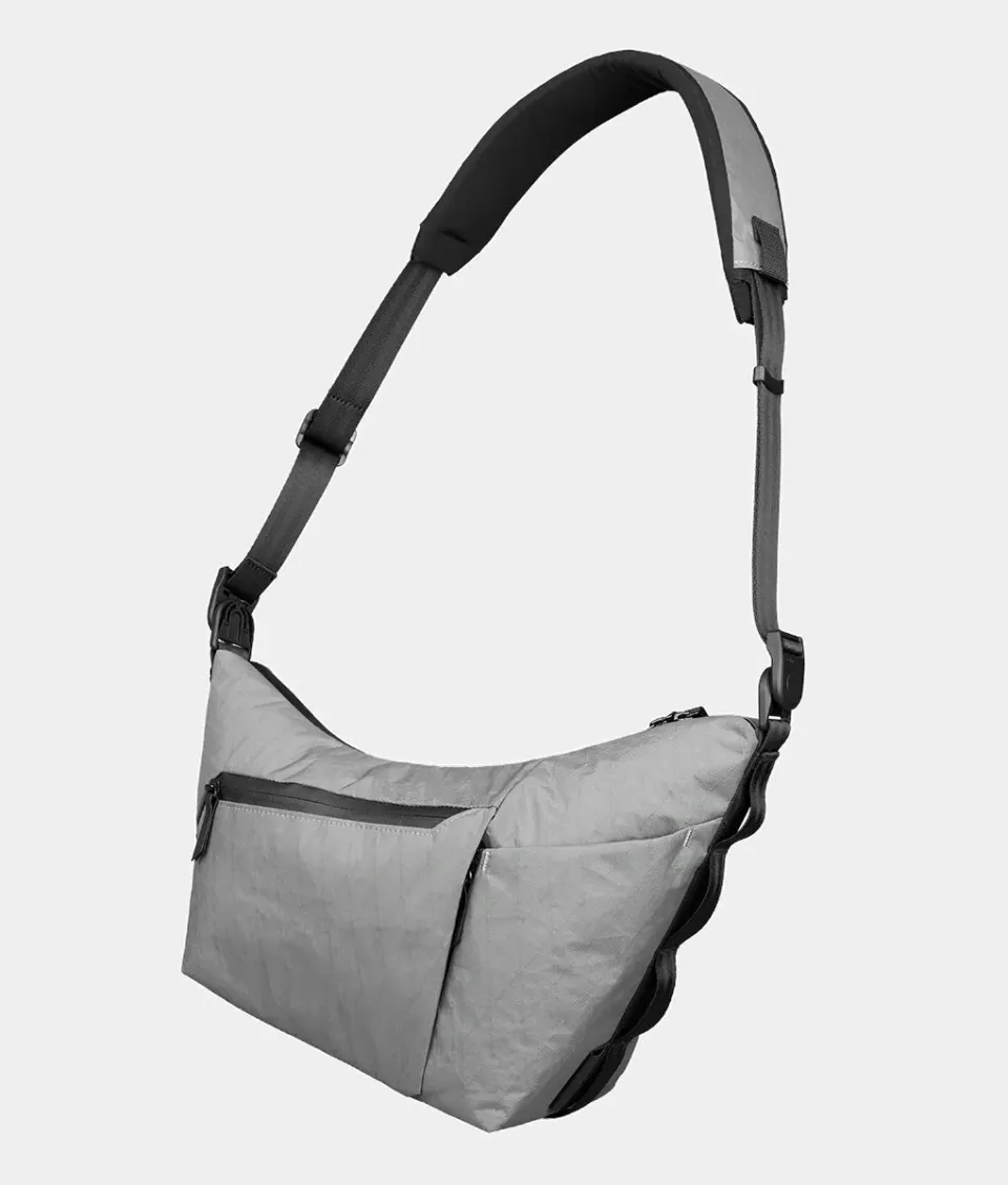 Alpaka Flow Satchel 4L skuldertaske grå vejrbestandig