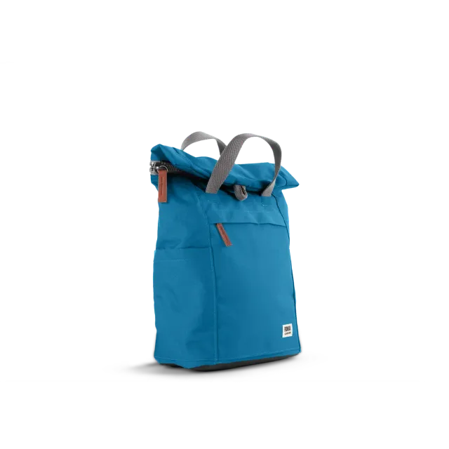 Roka London Finchley rygsæk Marine roll-top