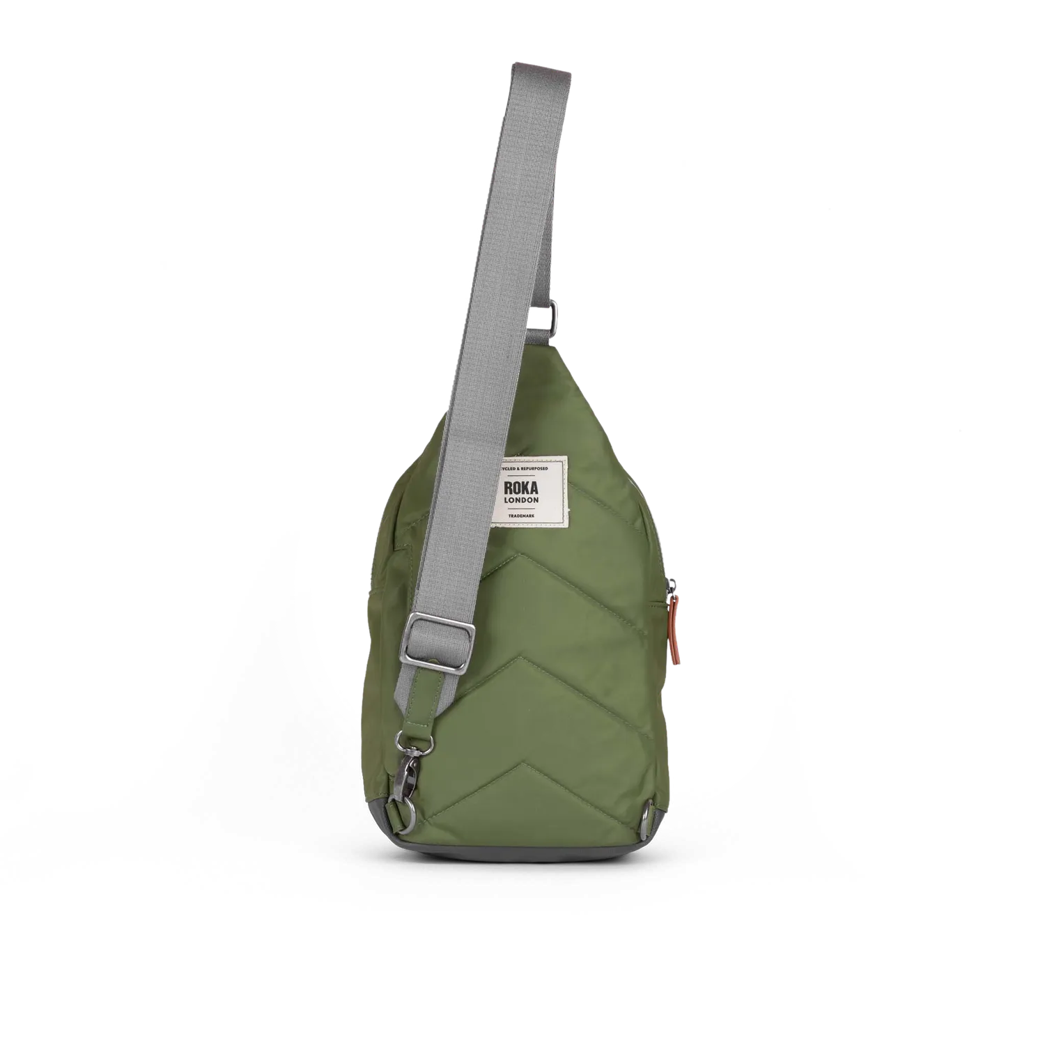 Roka London Willesden Sling Bag crossbody taske Large avocado 5 liter