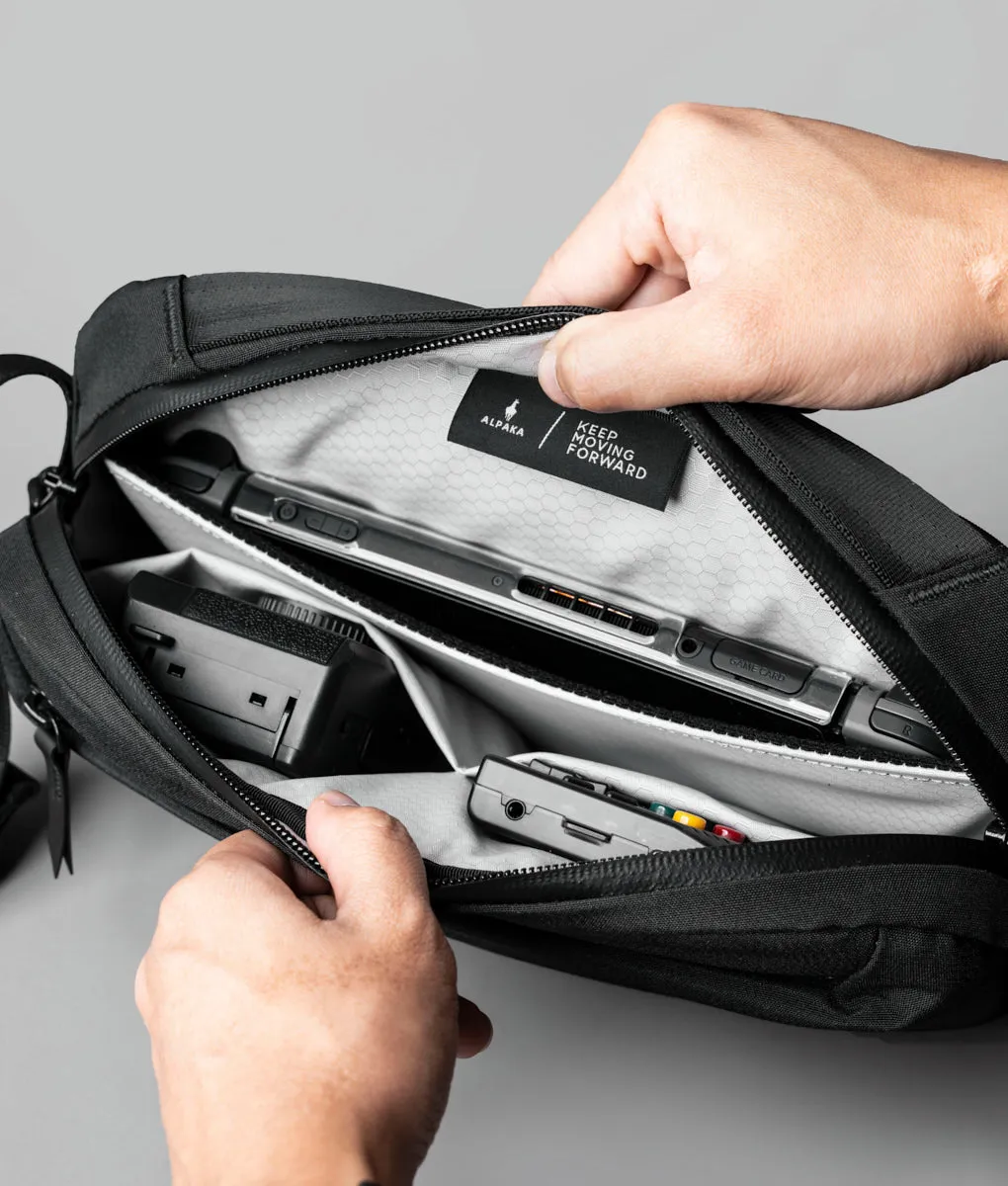 Alpaka Go Sling Mini V2 maveske sort