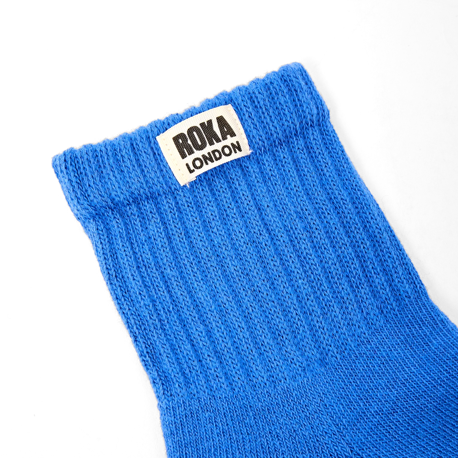 Roka London Windsor crew sokker Malibu Blue stribede