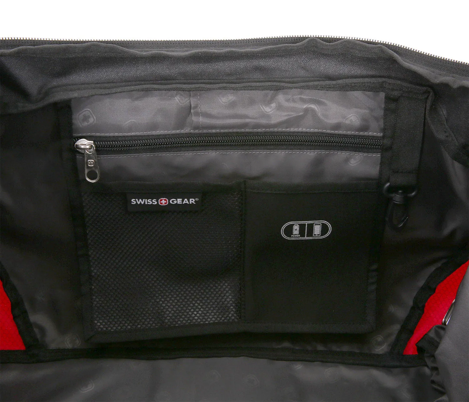 Swissgear 1900 duffel 21" Black/Red skorum