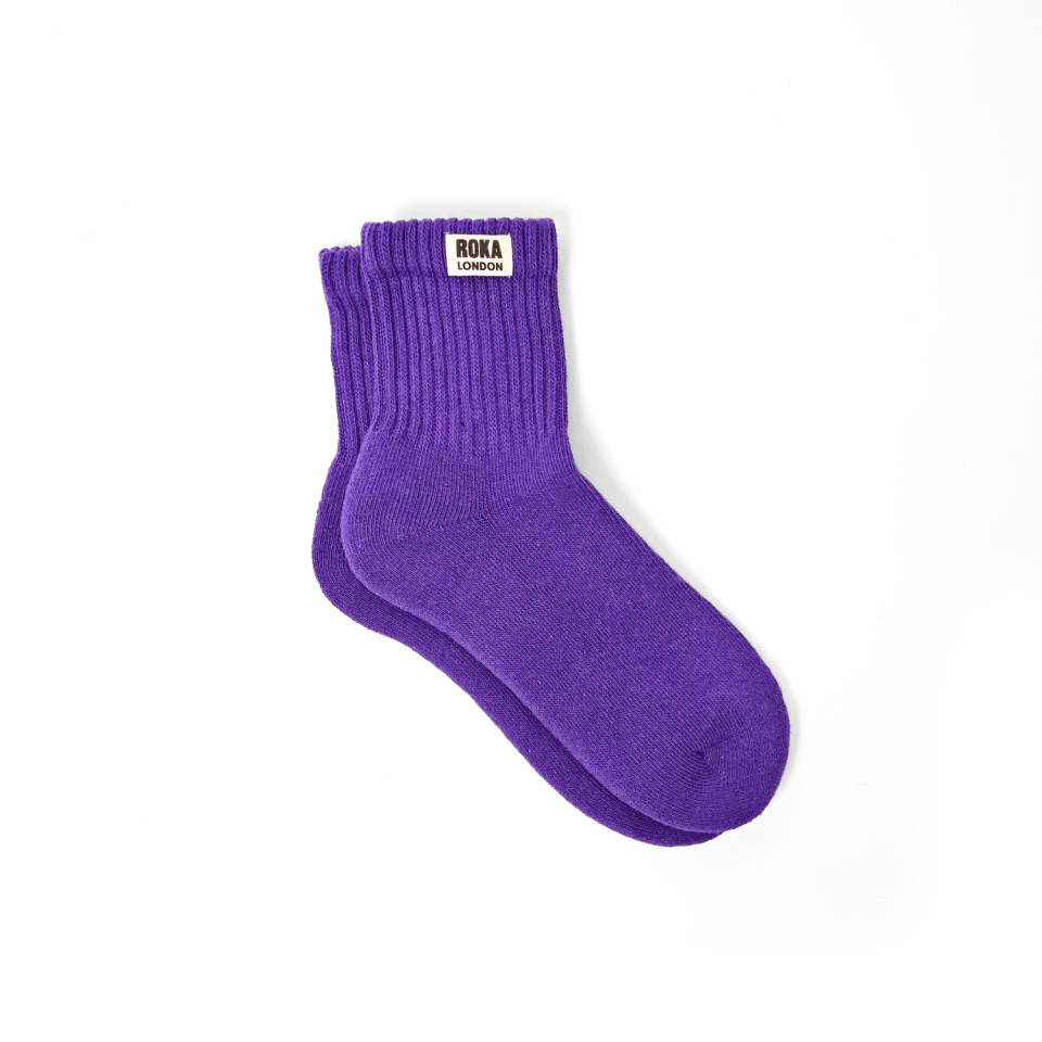 Roka London Windsor sokker Purple dame