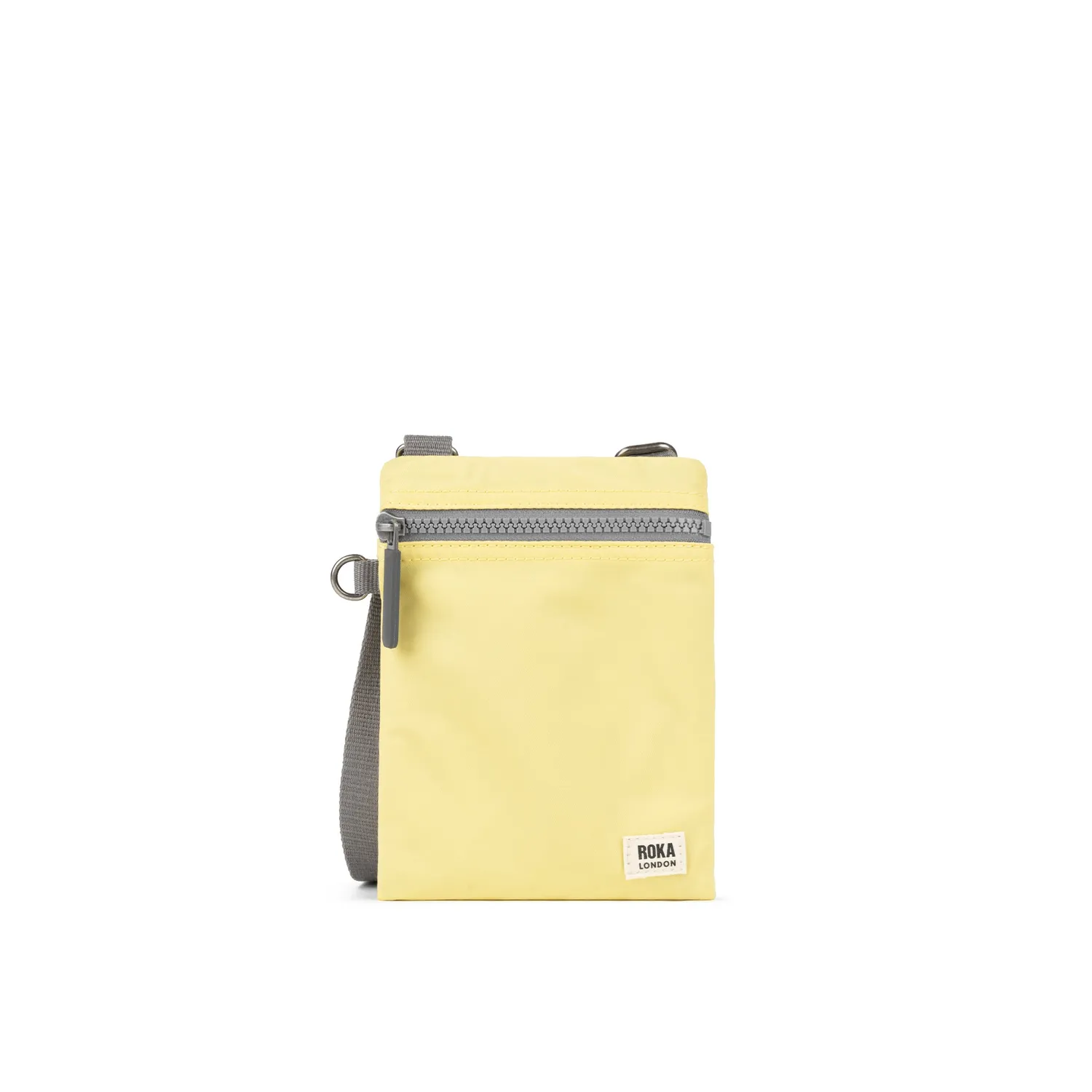Roka London Chelsea Pocket sling taske Citron XS flad