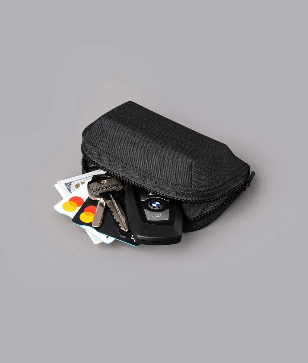 Alpaka HUB Zip Pocket lynlåslomme sort 300D