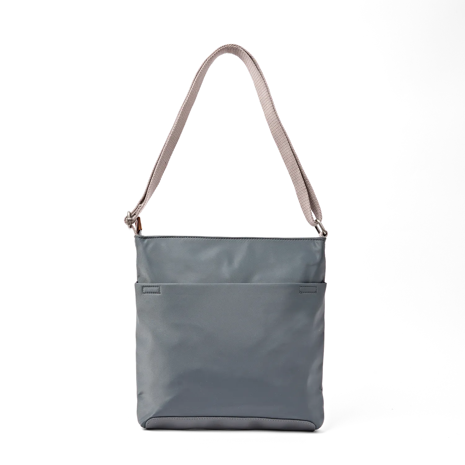 Roka London Kennington crossbody taske medium beluga struktur