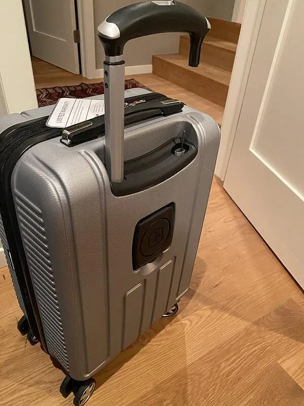 SwissGear 6297 kufferter 2 dele sølv hardcase