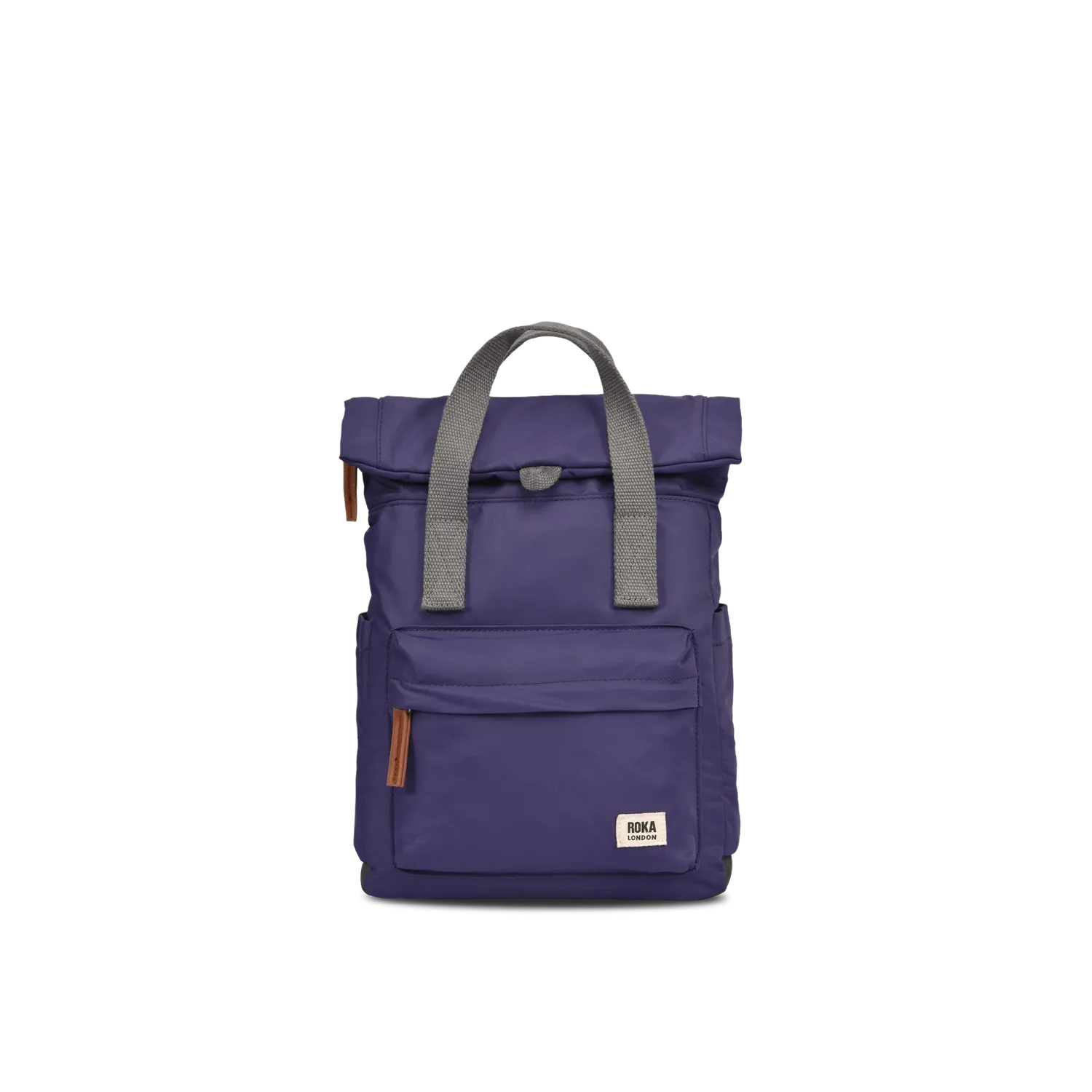 Roka London Canfield Roll Top rygsæk Mulberry Medium vejrbestandig