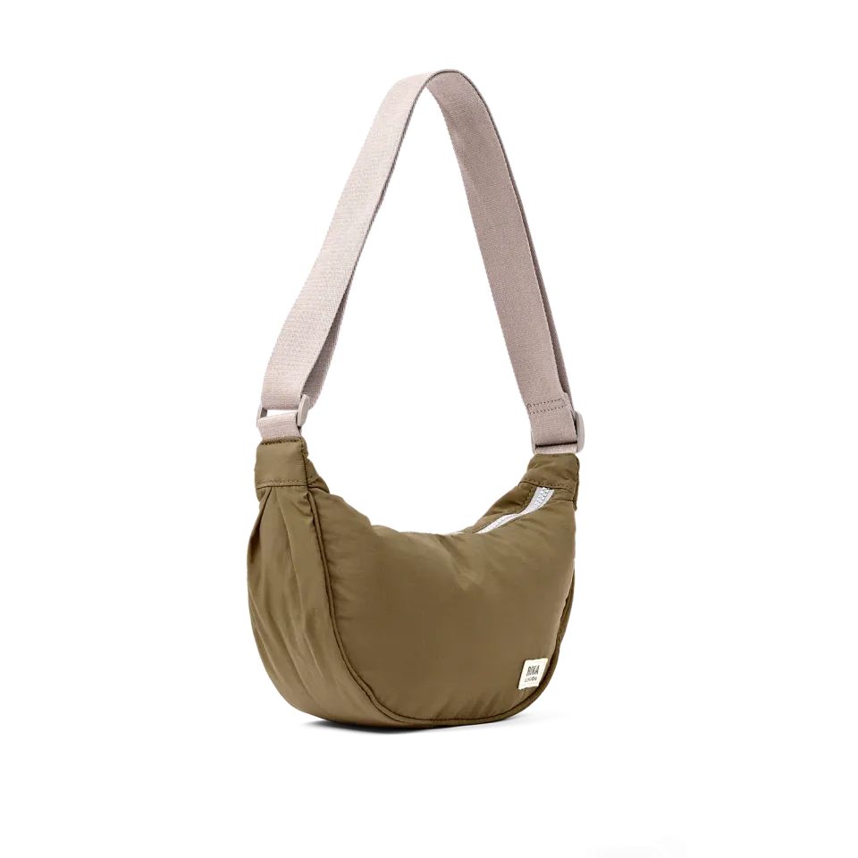 Roka Farringdon halvmåne taske Moss Small 4,2 liter