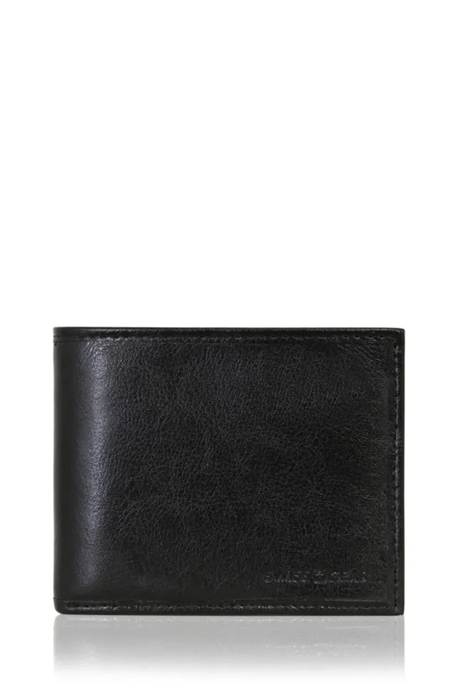 Swissgear Ticino bifold pung Black læder