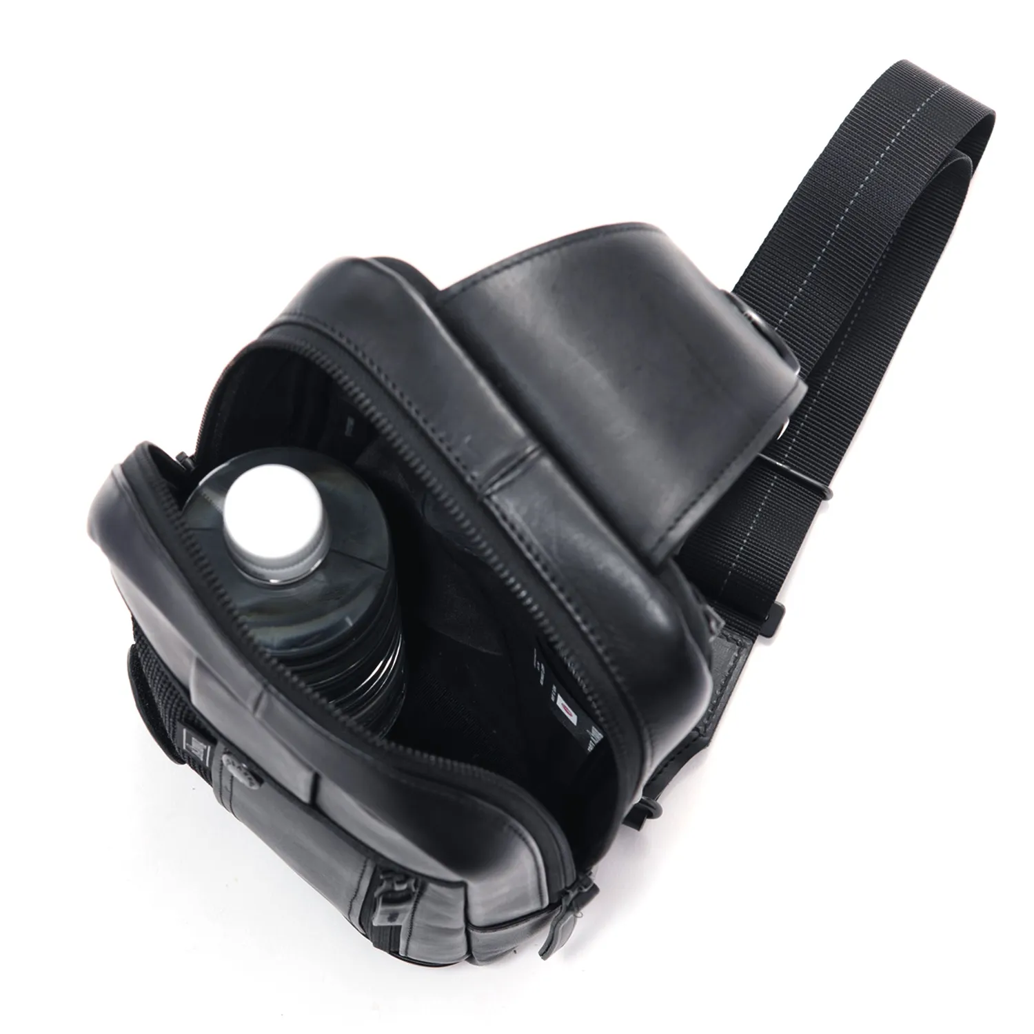 Harvest Label Pelle HP-0202 skuldertaske læder sort