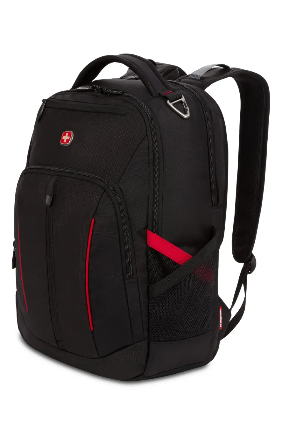 Swissgear 3906 rygsæk sort/rød laptoprum