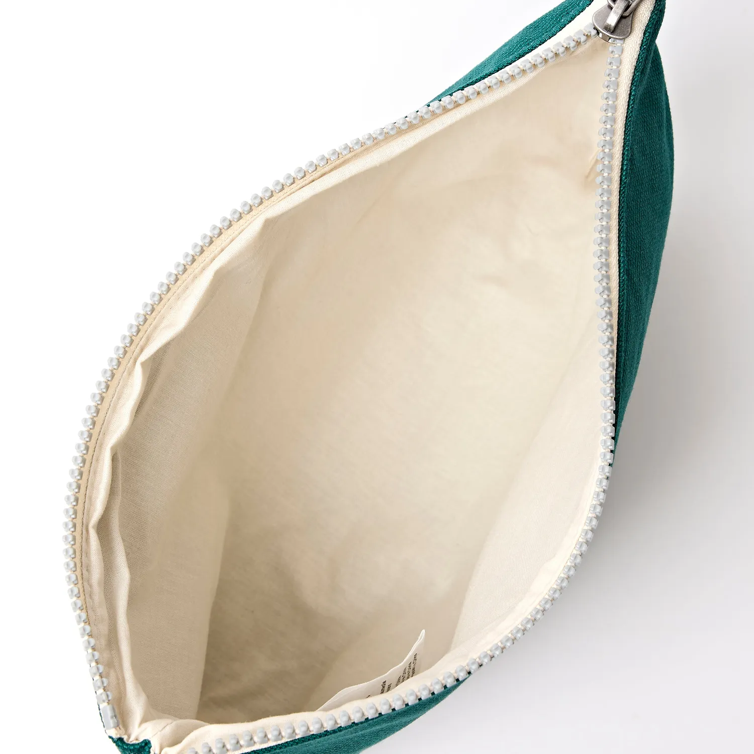 Roka London Maida Vale pouch Teal bomuldscanvas 2,2 liter