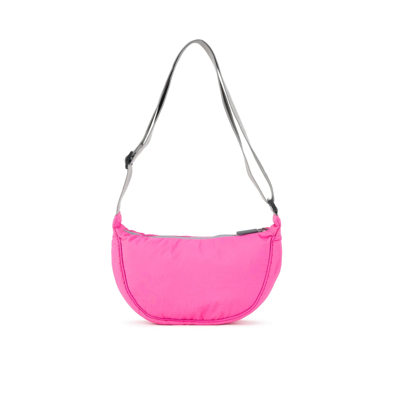 Roka London Farringdon halvmåne taske Hot Pink