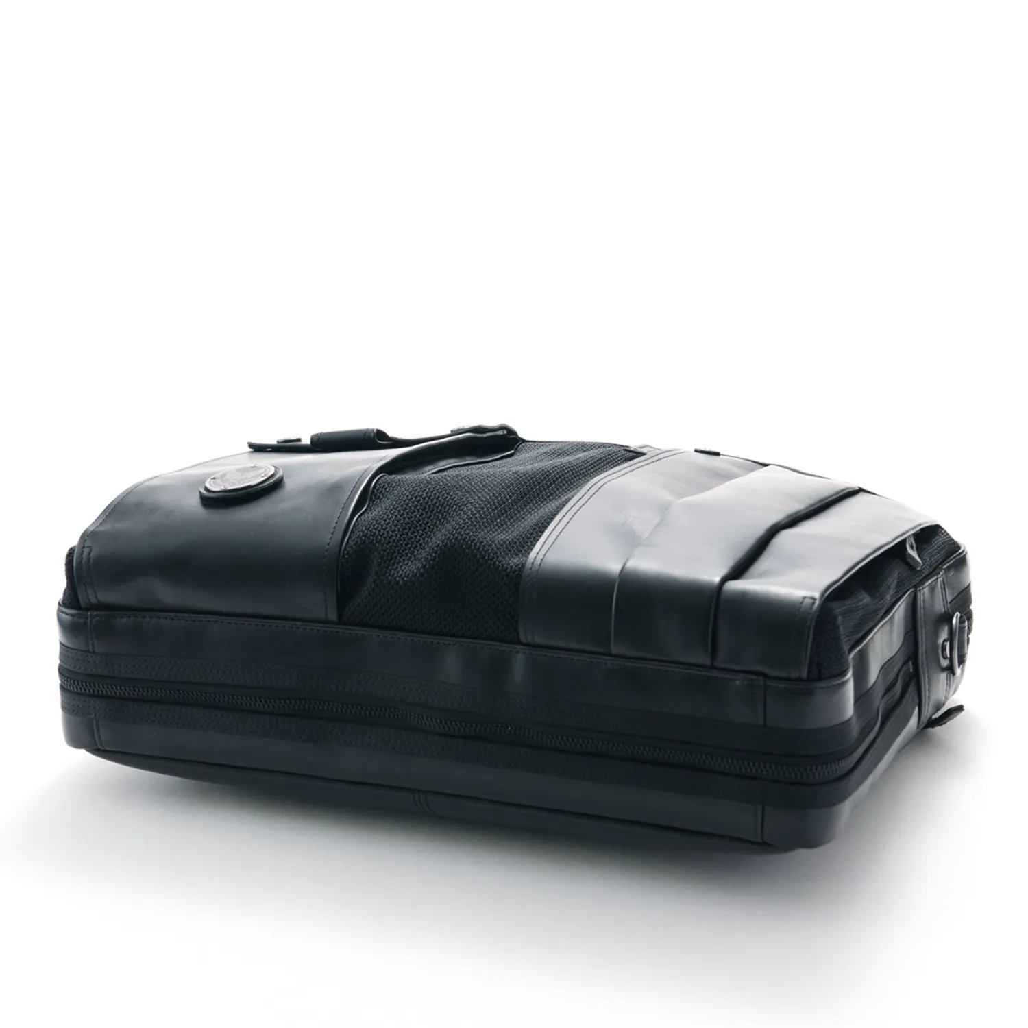 Harvest Label Custom Pelle HP-0205 mappe sort læder