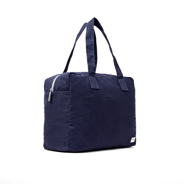 Roka London Sloane skuldertaske Medium navy laptoprum