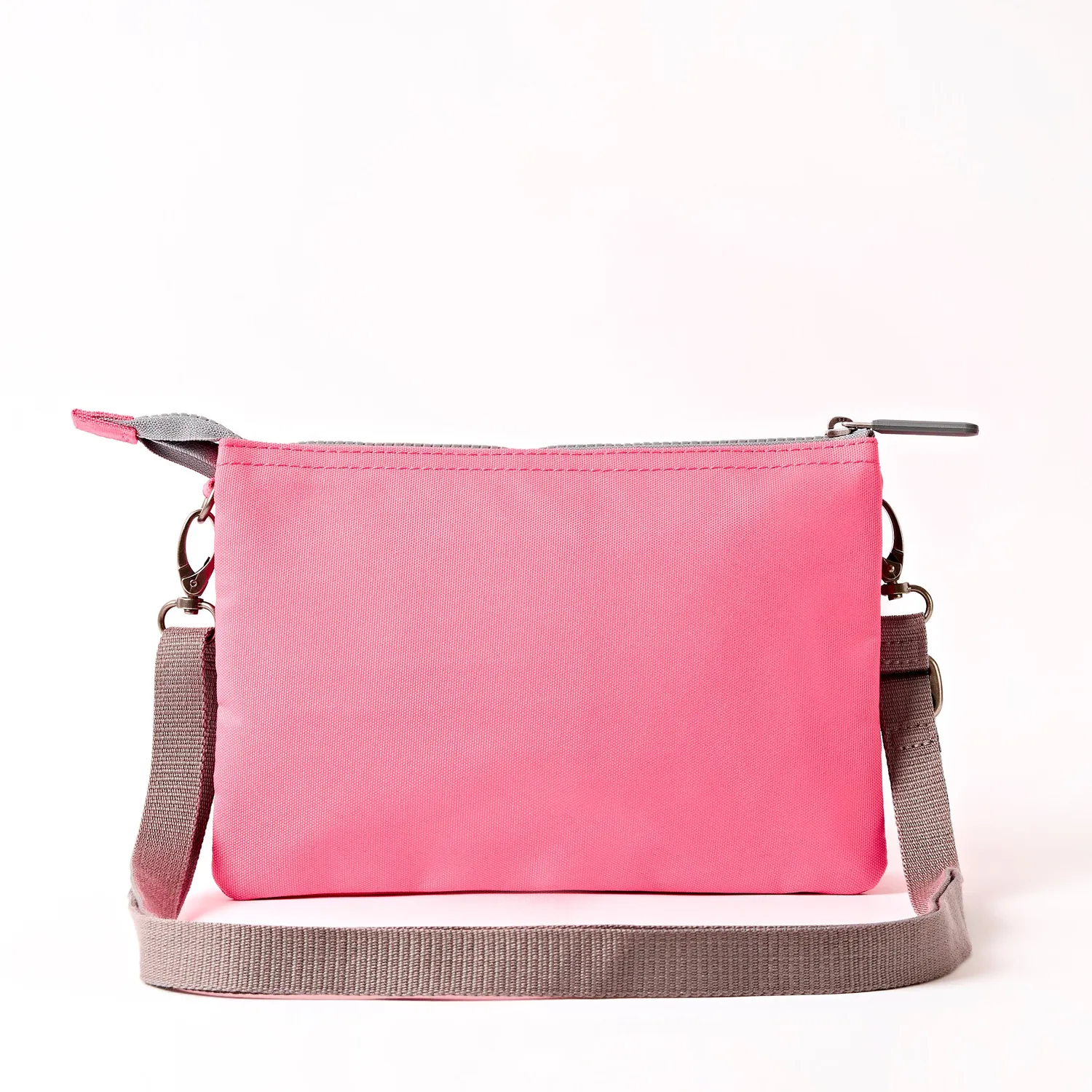 Roka London Carnaby Crossbody Bag clutch XL pink 0,5 liter