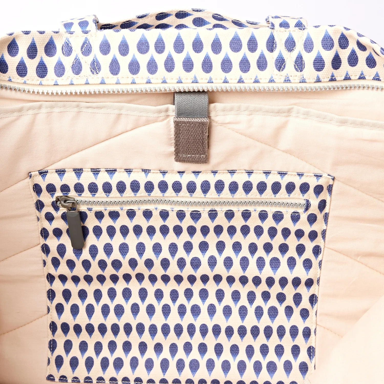 Roka London Marylebone tote Denim Rain Indigo Large 43 liter