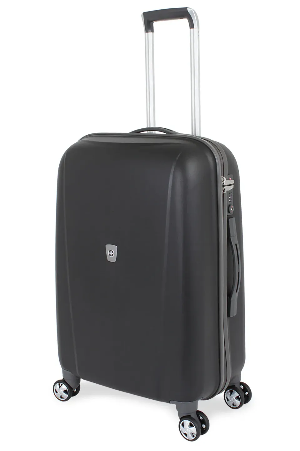 Swissgear 6150 Medium Checked Spinner kuffert Black hård