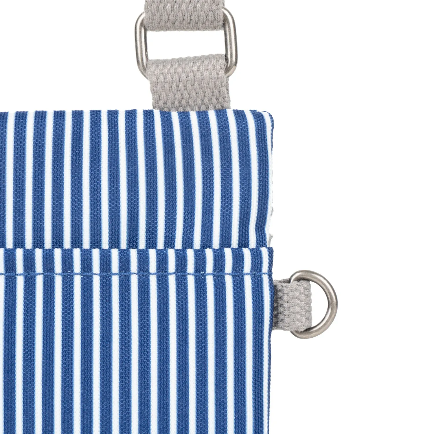 Roka London Chelsea Pocket Sling skuldertaske Blue Hickory XS let