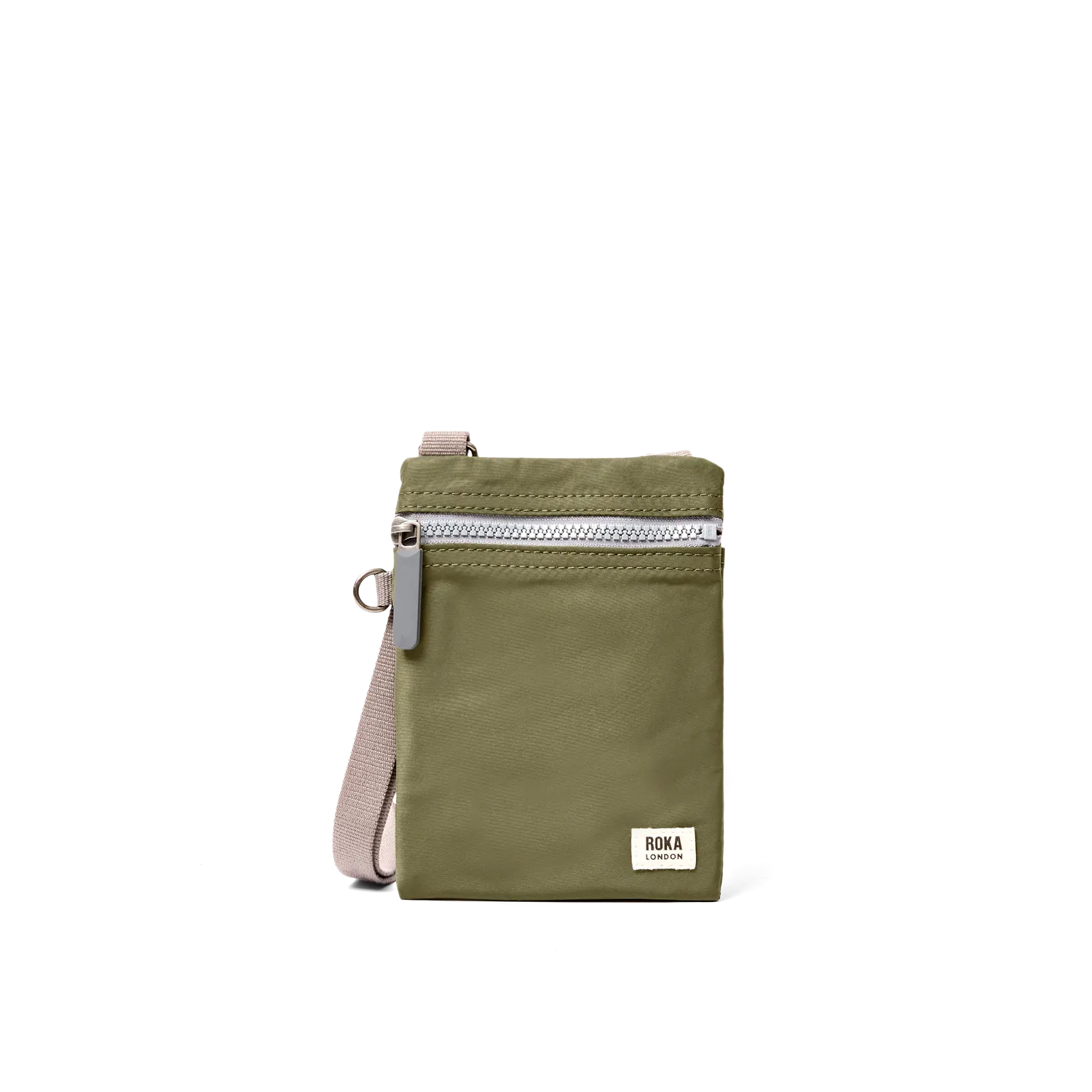 Roka London Chelsea Pocket crossbody taske chive 0,3 liter