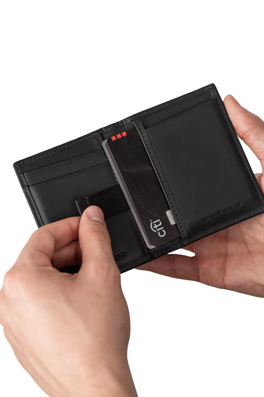 Swissgear Slymn BiFold pung kortholder læder RFID