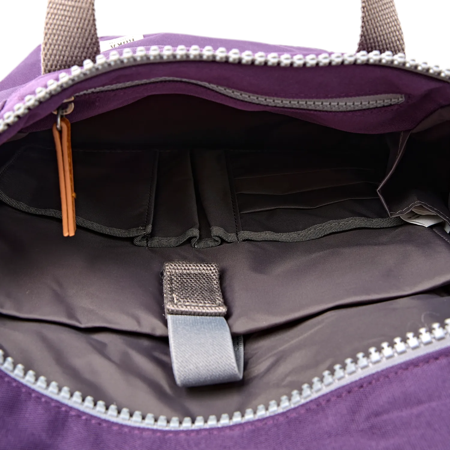 Roka London Finchley rygsæk Deep Grape med laptoprum