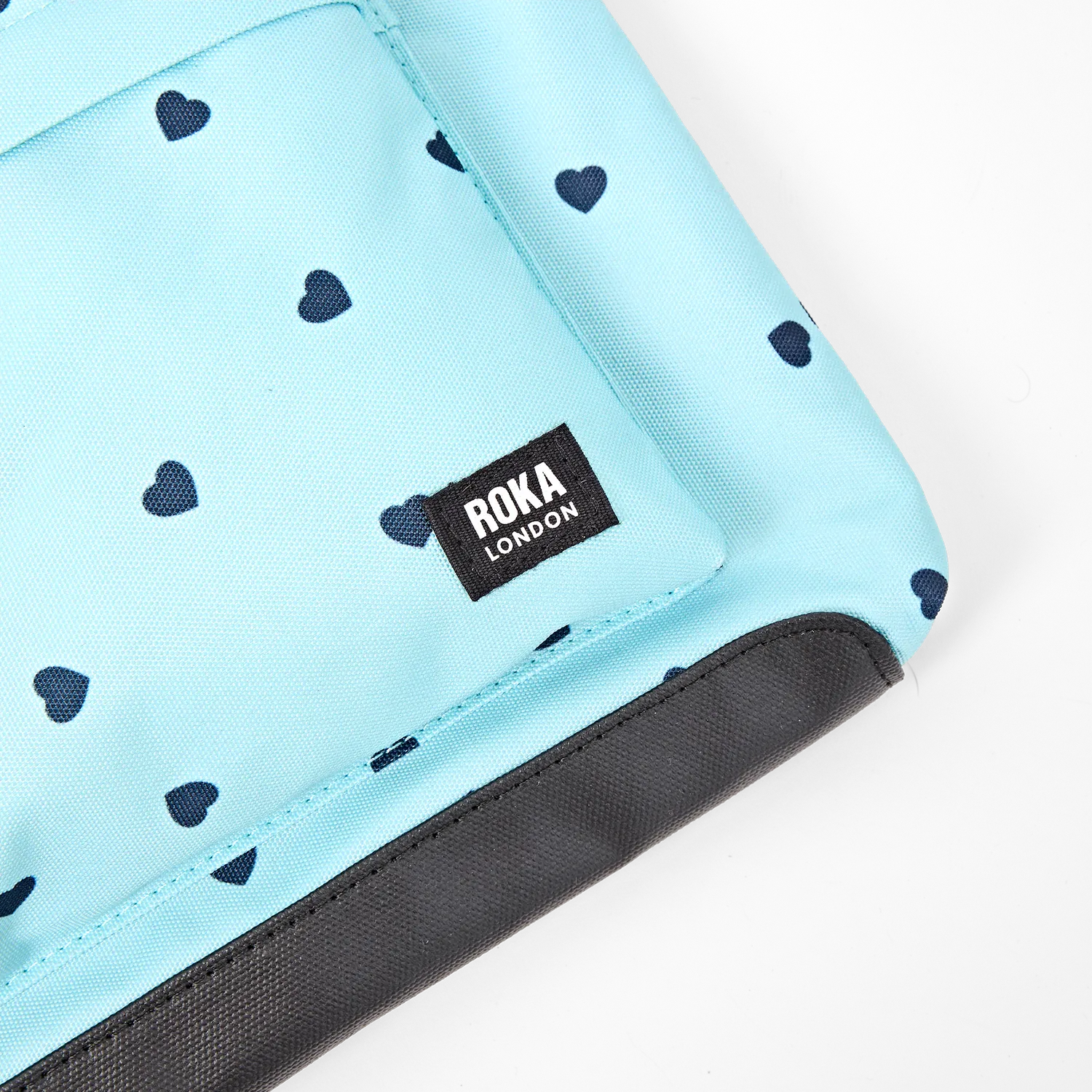 Roka London Kennington B crossbody taske medium heart print