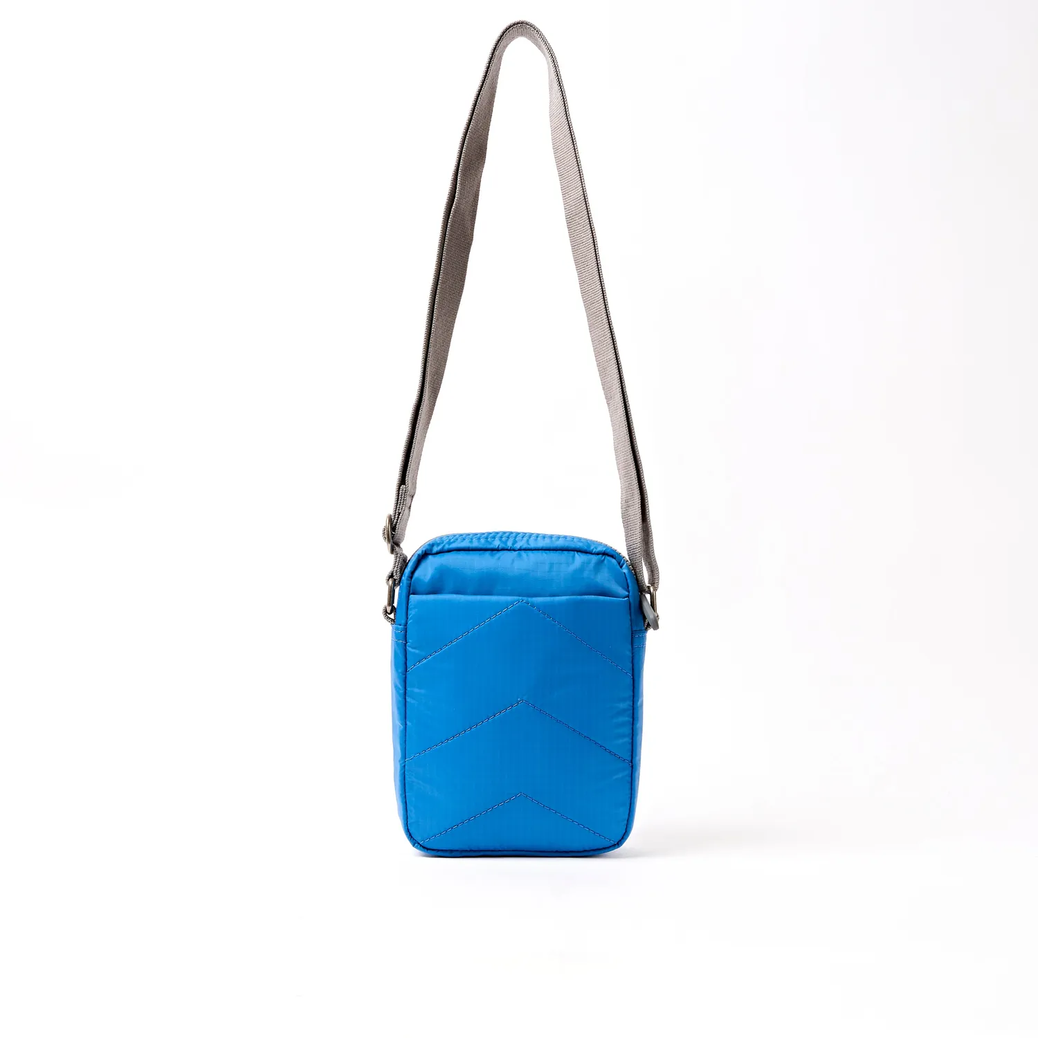Roka London Bond Pocket crossbody taske malibu blue small canvas