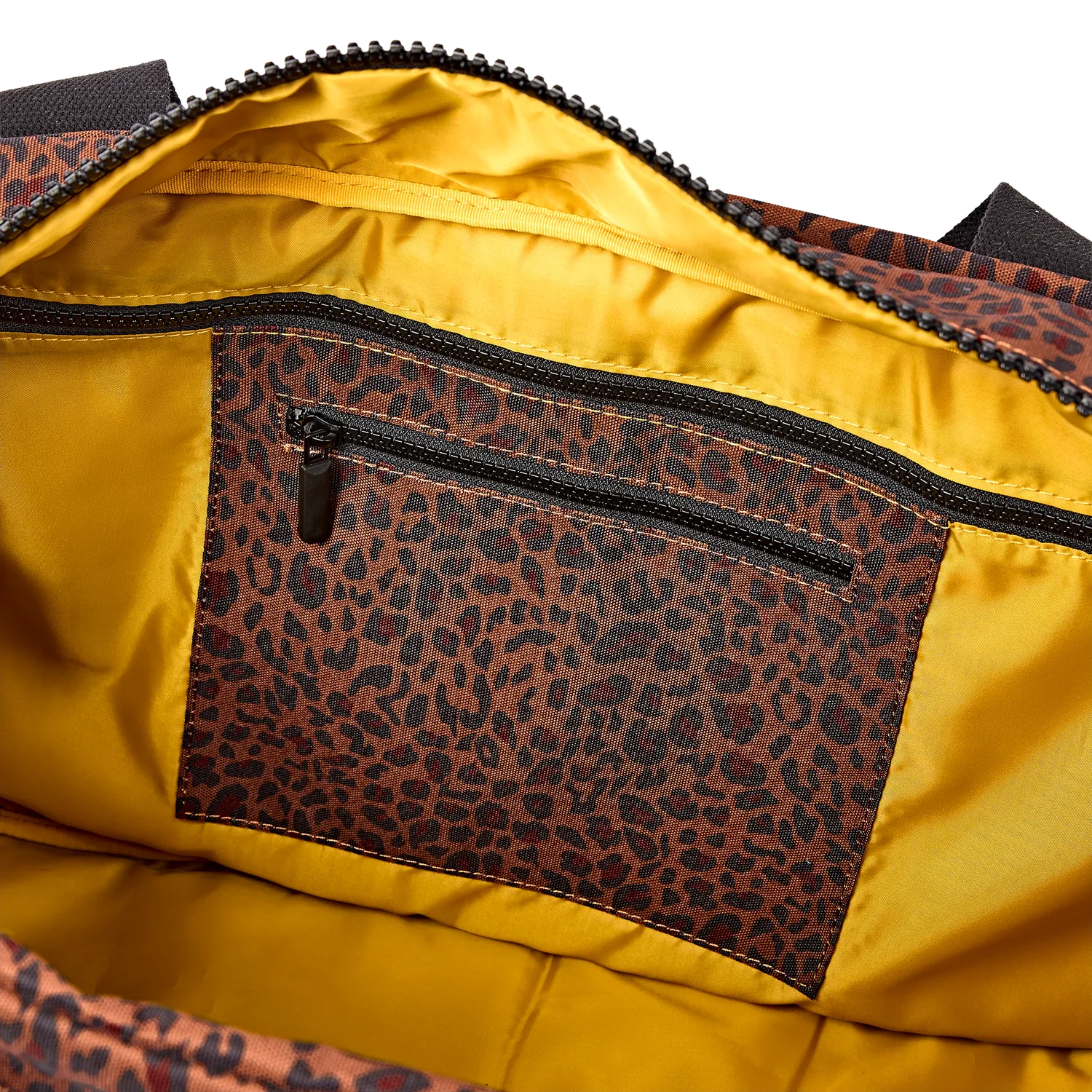 Roka London Gatwick rejsetaske Corn Mini Leopard medium