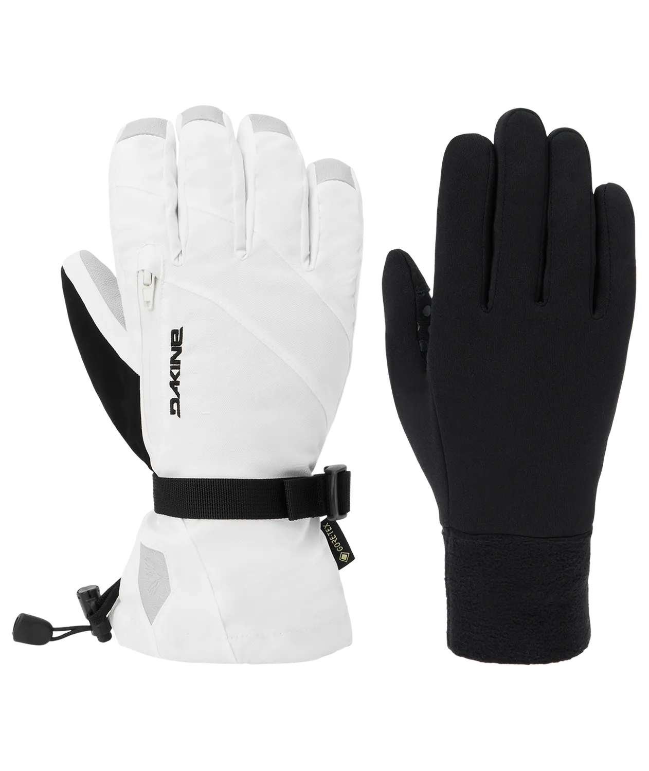 Dakine Sequoia 2.0 Leather DLX Gore-Tex handske hvid
