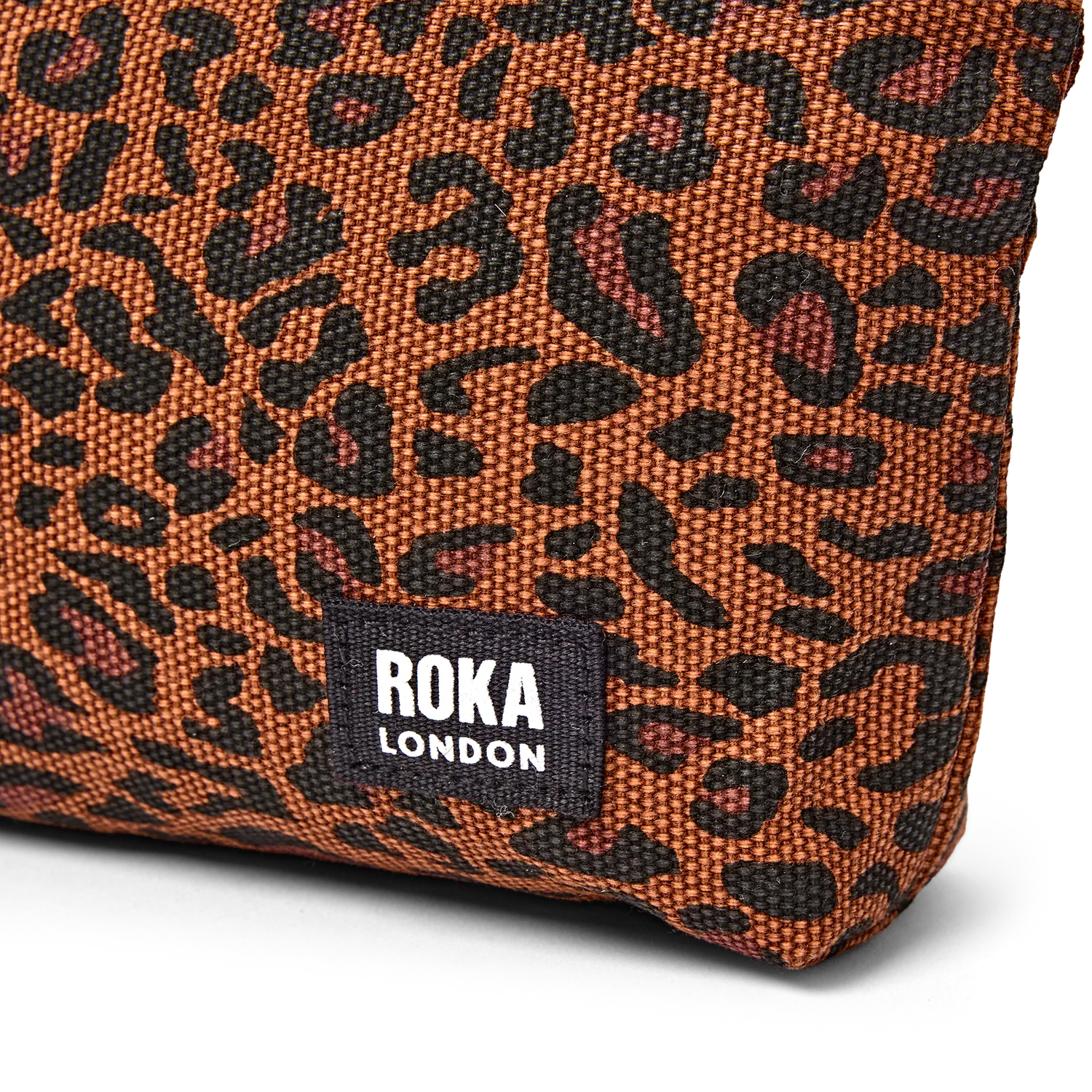 Roka London Maida Vale pouch leopard mini 1,2 liter