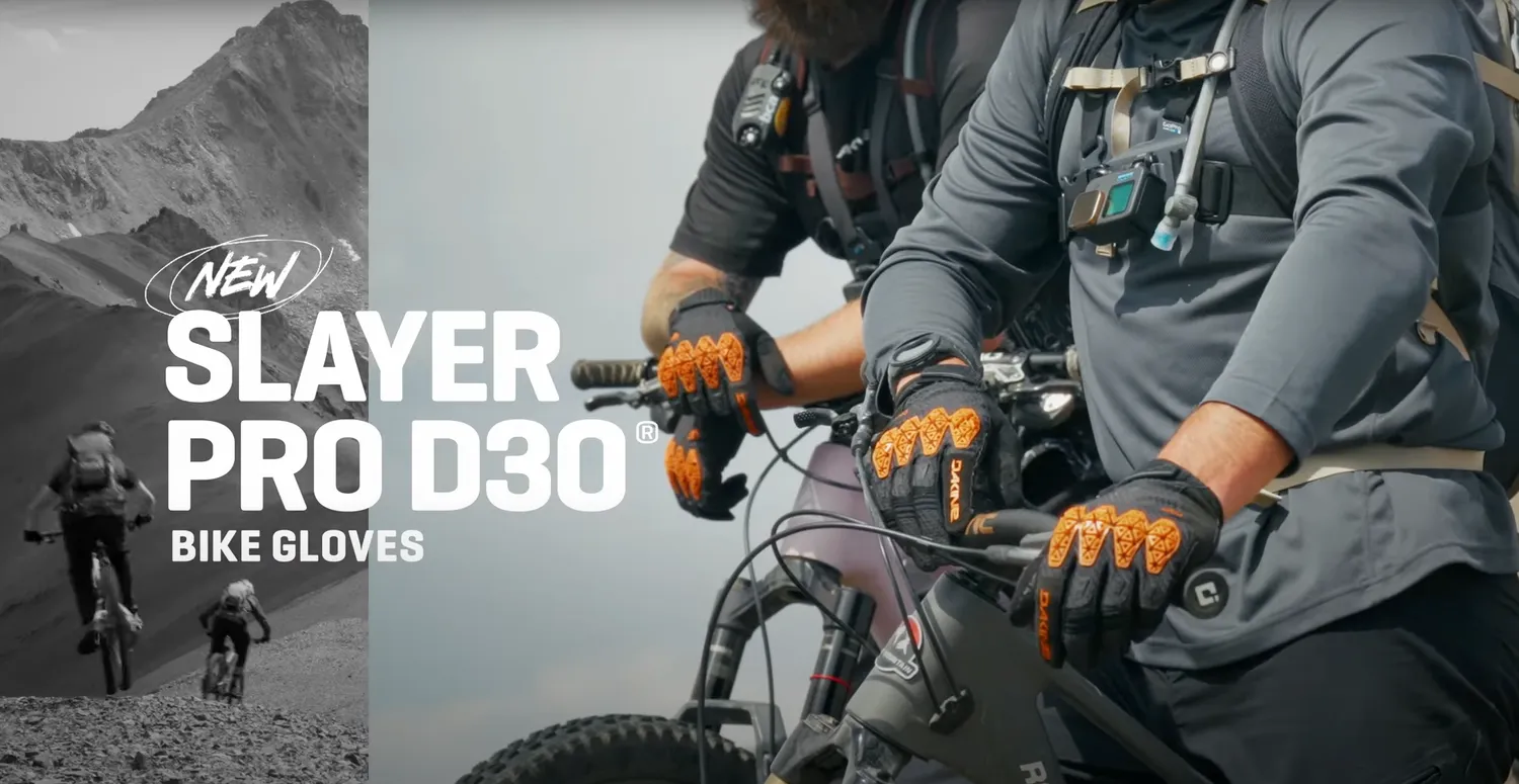 Dakine Slayer Pro D30 cykelhandsker sort/orange