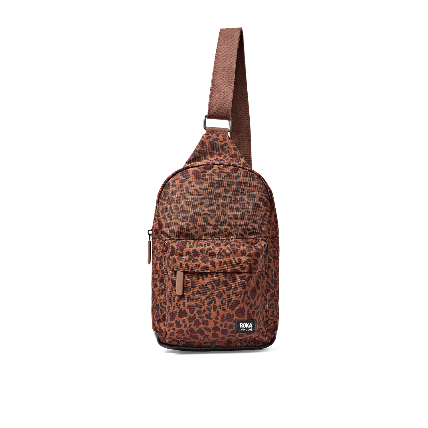 Roka London Willesden crossbody mini leopard large