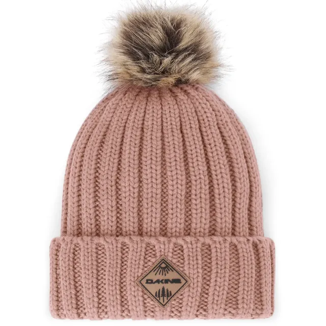 Dakine Kylie hue Burlwood med pompon fleece
