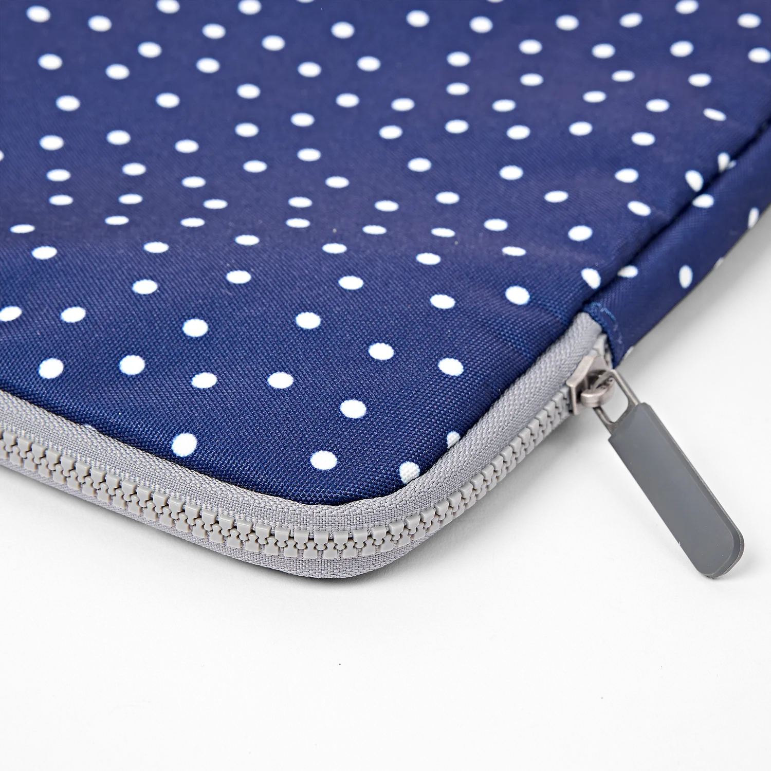 Roka London Brick Lane laptop sleeve 14 navy polka dot