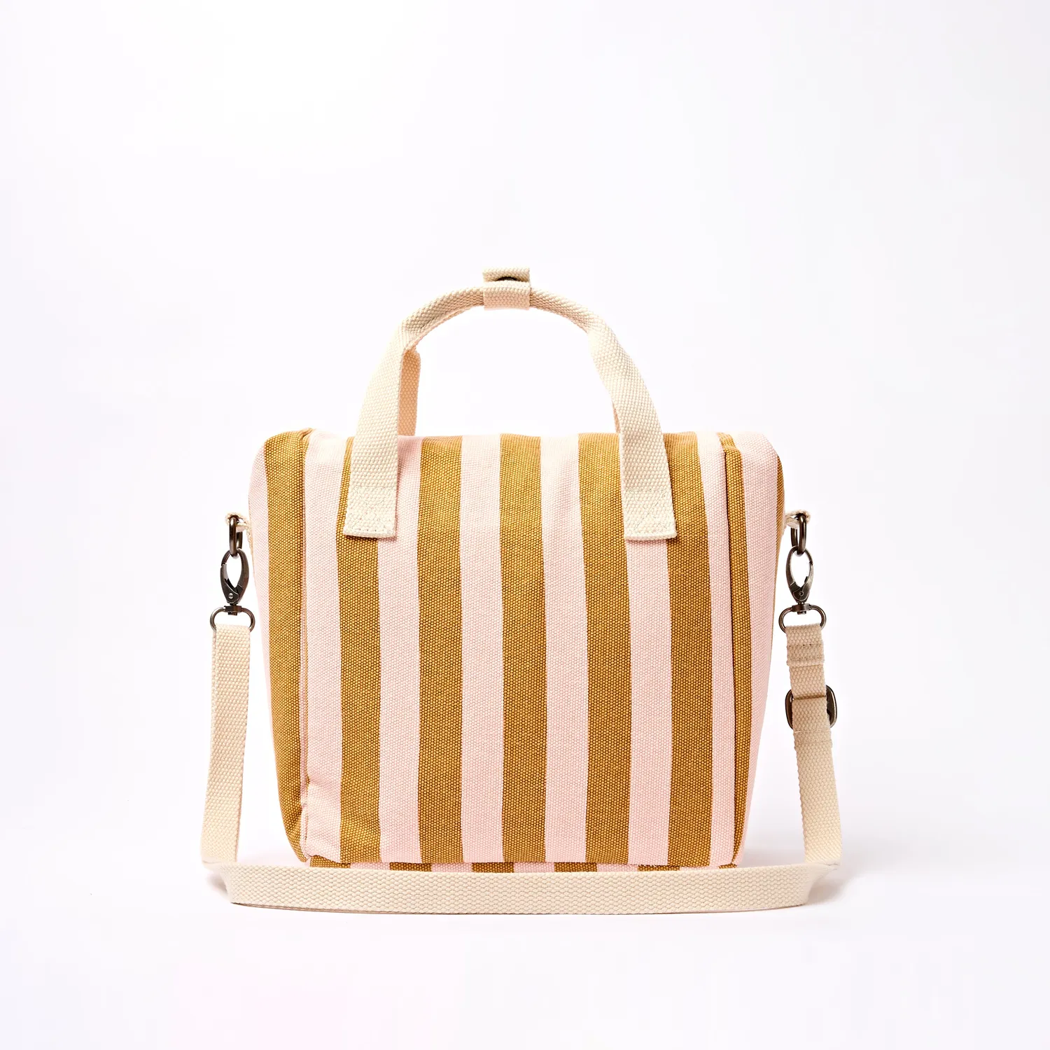 Roka London Hampstead madpakketaske Rose Gold Stripe