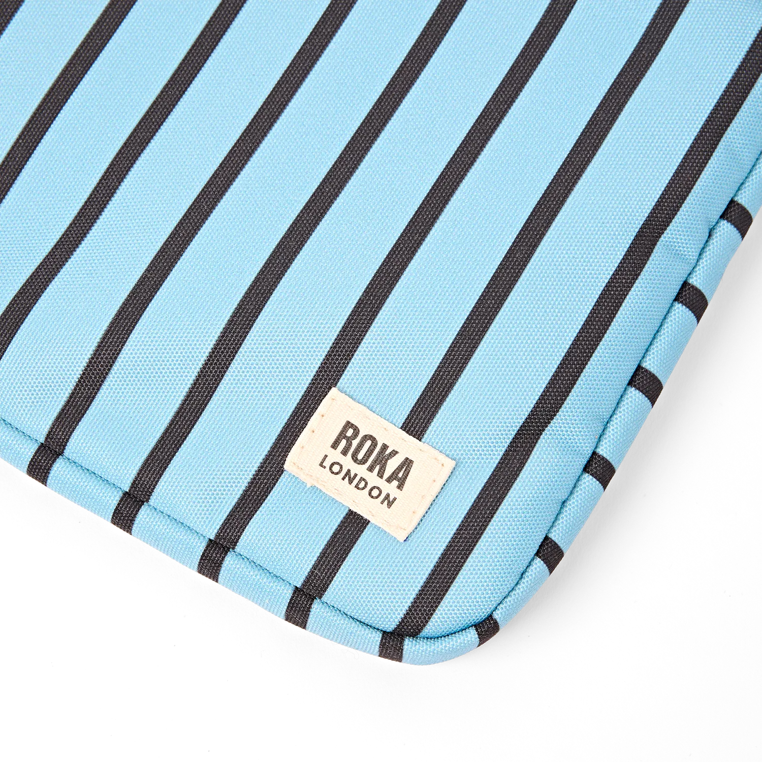Roka London Brick Lane laptop sleeve 14" Blue Stripe