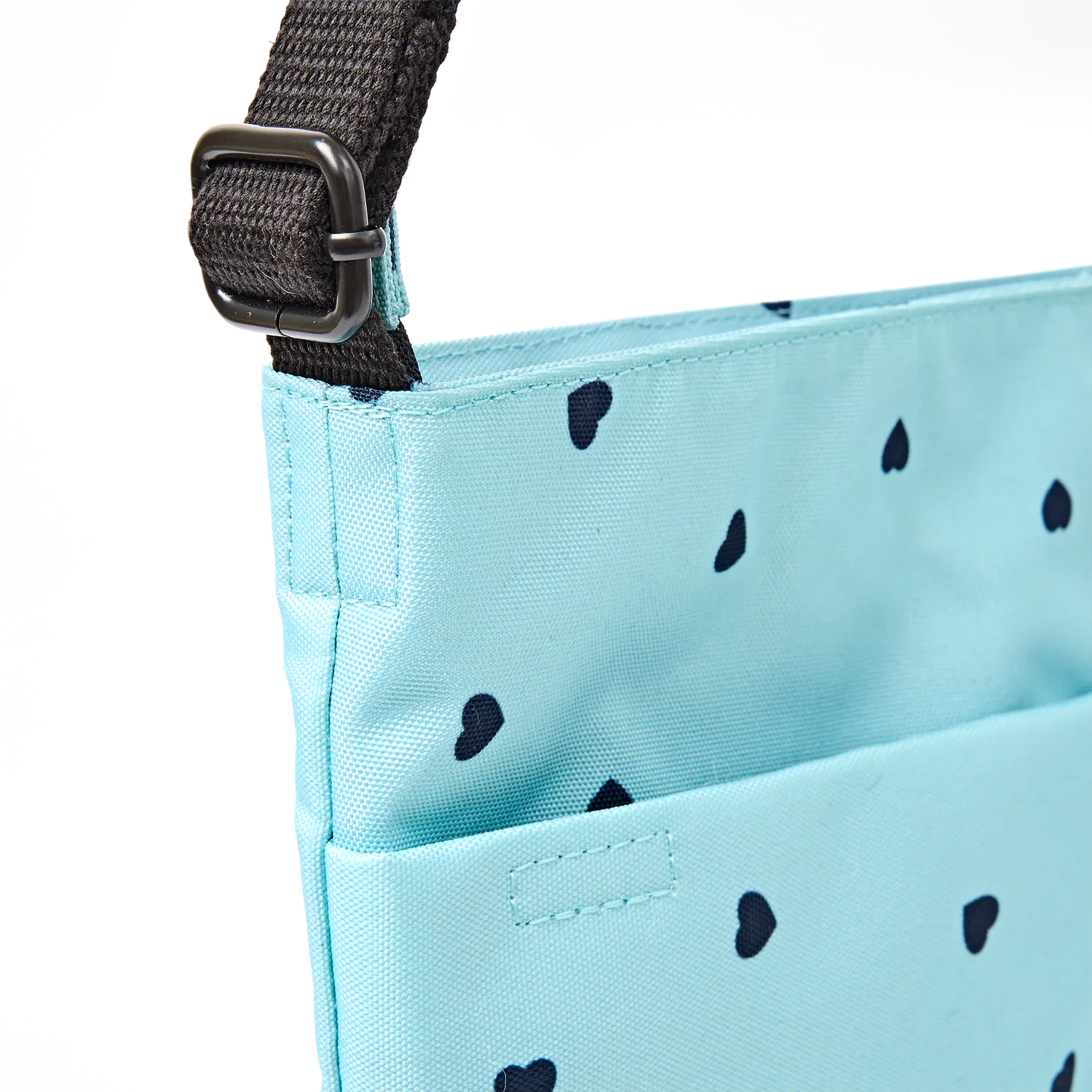Roka London Kennington B crossbody taske medium heart print