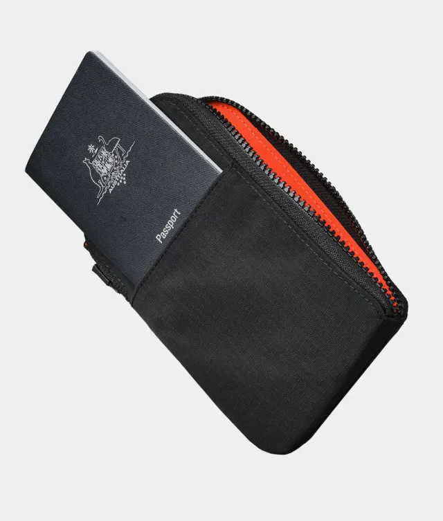 Alpaka Zip Rejsepung Travel Wallet sort RFID
