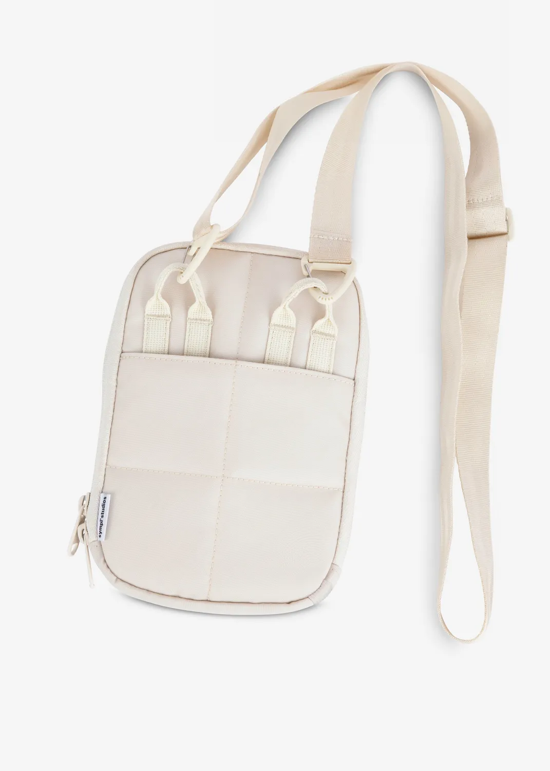 Sympl Vergara crossbody taske creme genbrug防水