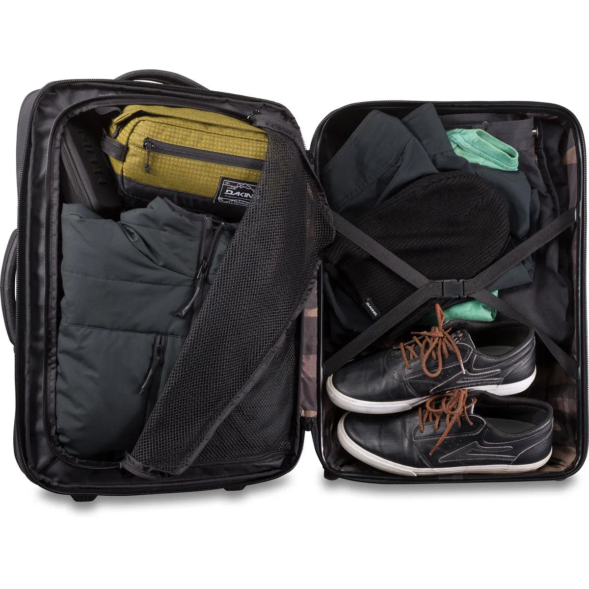 Dakine Status Roller kuffert 42L Black kabine laptop