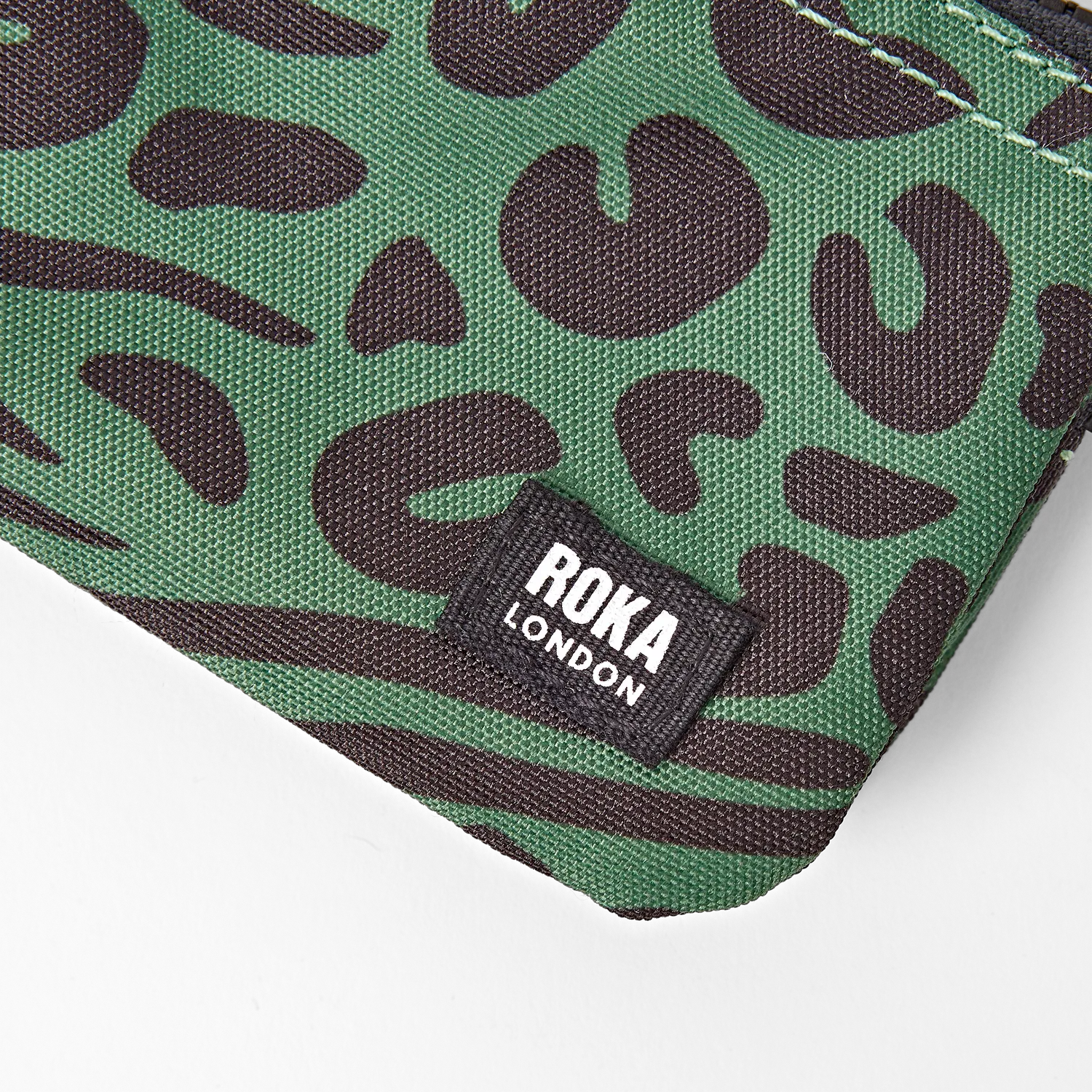 Roka London Carnaby Small pung Mixed Animal Artichoke
