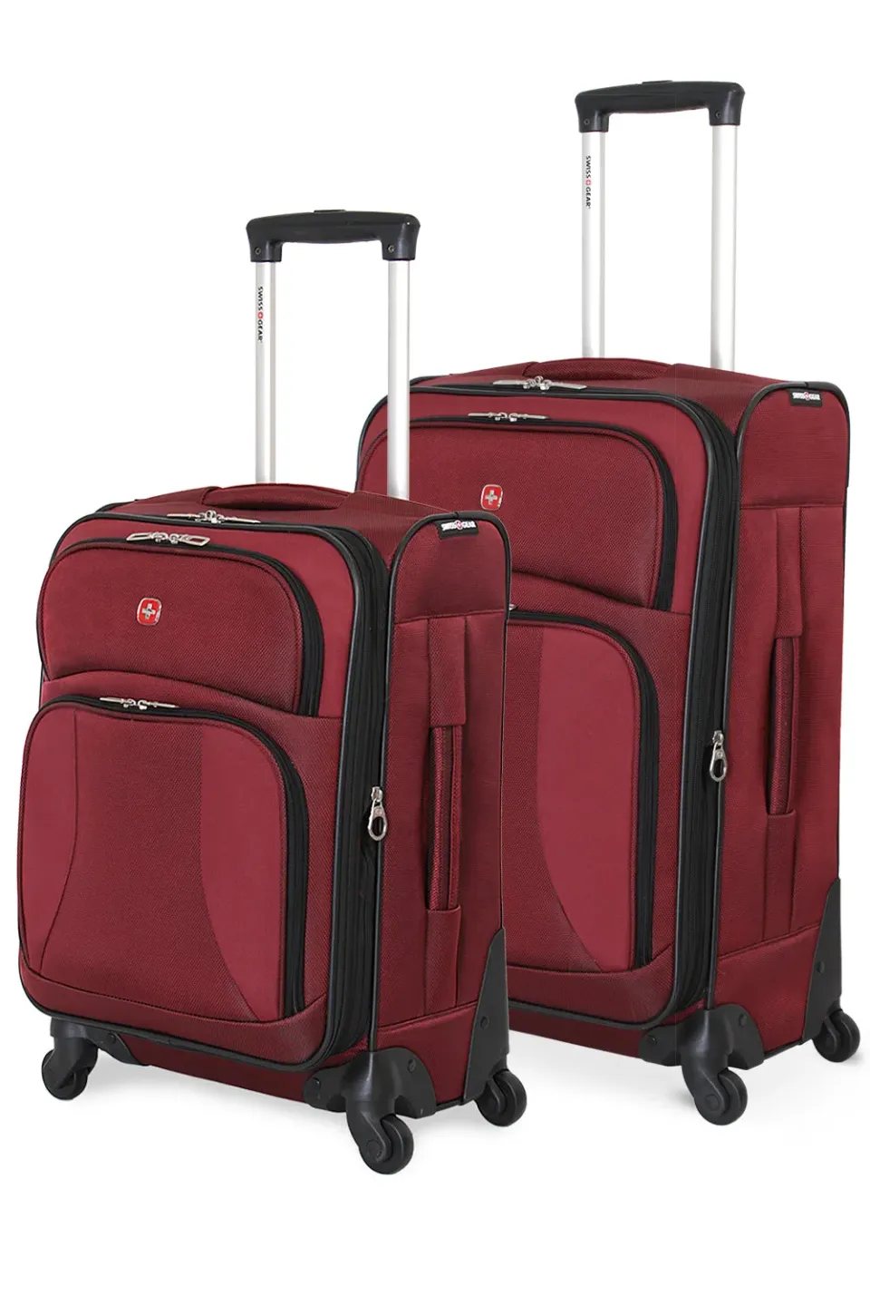 Swissgear 7211 kuffertsæt spinner Burgundy 2 dele udvidelig